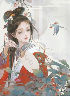 男生和女生一起拔萝卜